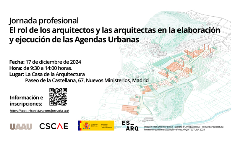 Jornada 'El rol de los arquitectos y las arquitectas en la elaboración y ejecución de las Agendas Urbanas'