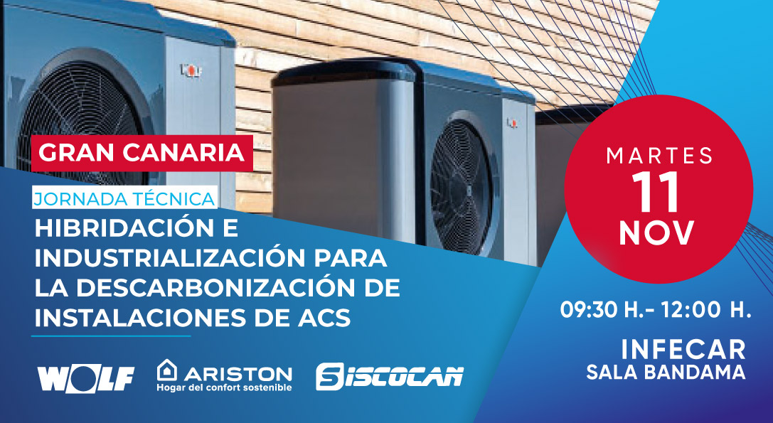 Jornada Siscocan 'Hibridación e industrialización para la descarbonización de instalaciones de ACS'