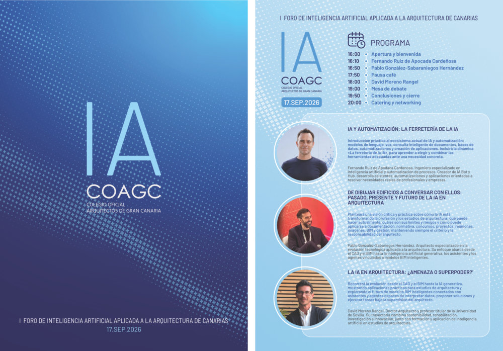 I Foro de Inteligencia Artificial aplicada a la Arquitectura de Canarias